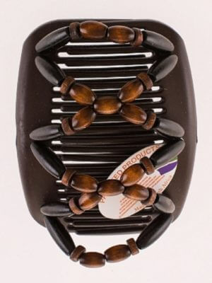 Украшение на голову купить African Butterfly Beada007 на коричневых гребнях